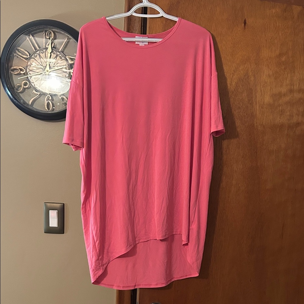 LuLaRoe Coral Irma Short Sleeve Top Size S